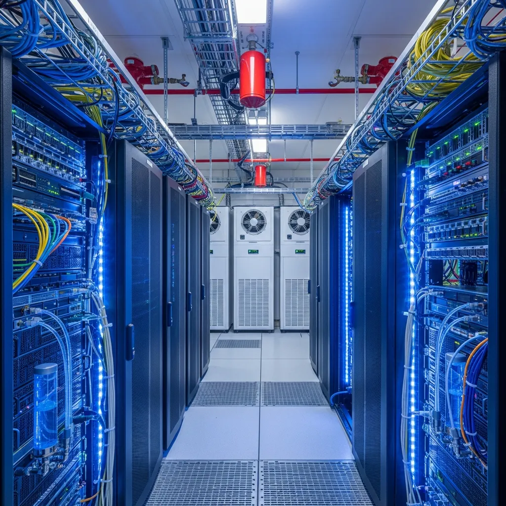 Office Server Room IT Infrastructure Fire Safety