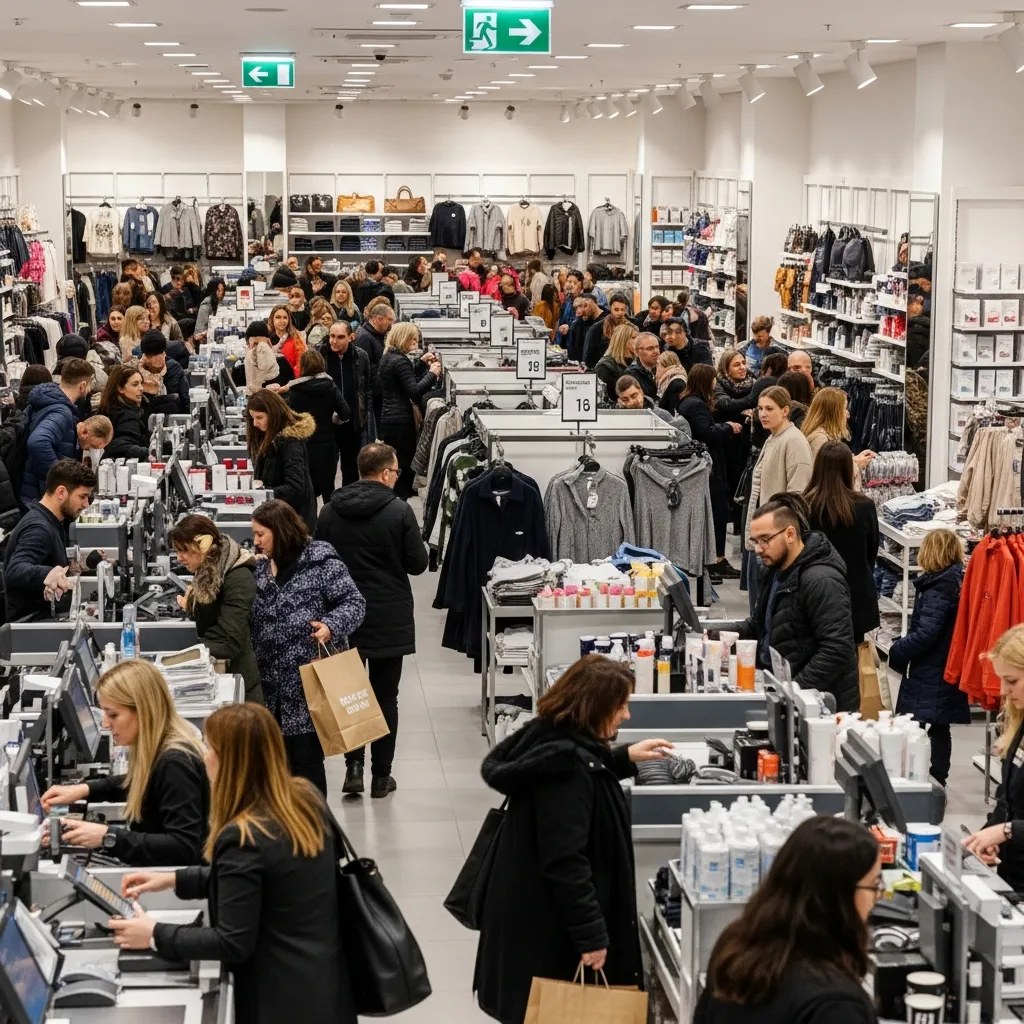 Retail Customer Congestion Peak Shopping Period Fire Risk