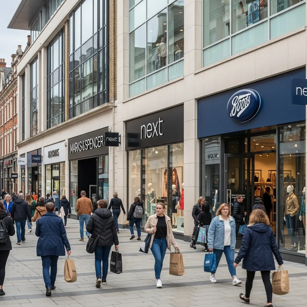 Modern UK High Street Retail Storefront - Fire Risk Assessment