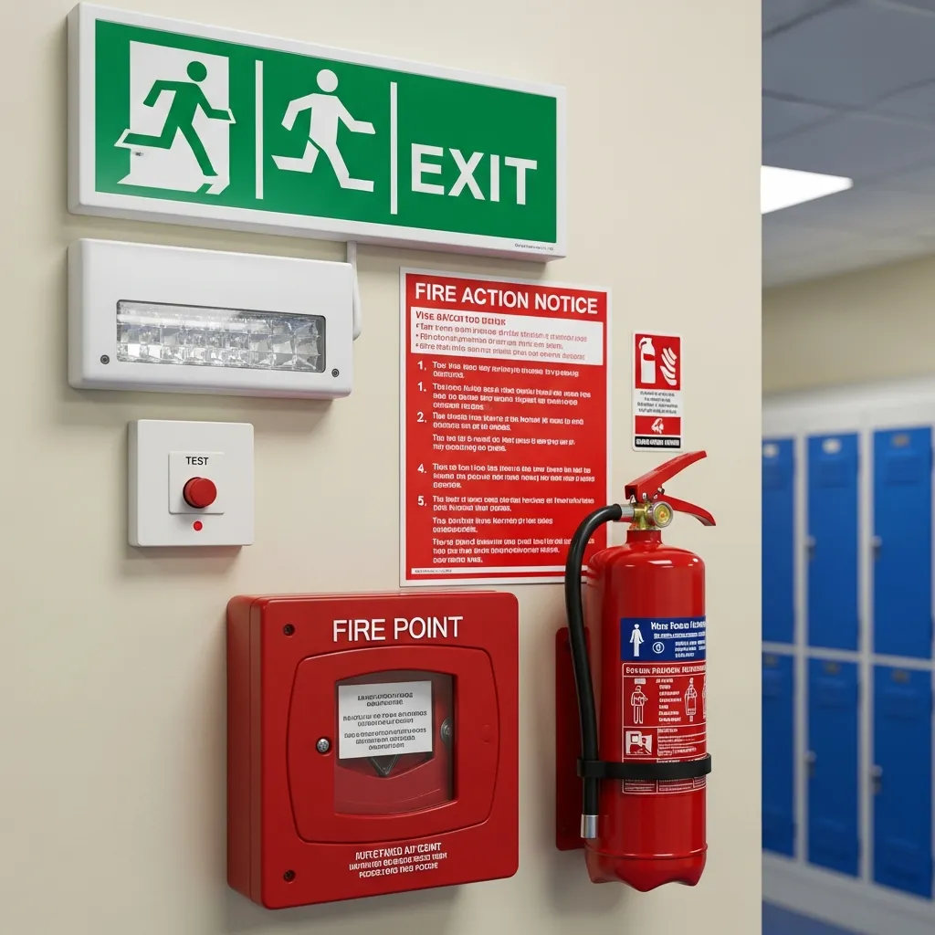 School Fire Safety Equipment Alarm Call Point